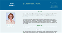 Desktop Screenshot of braintrainers.net